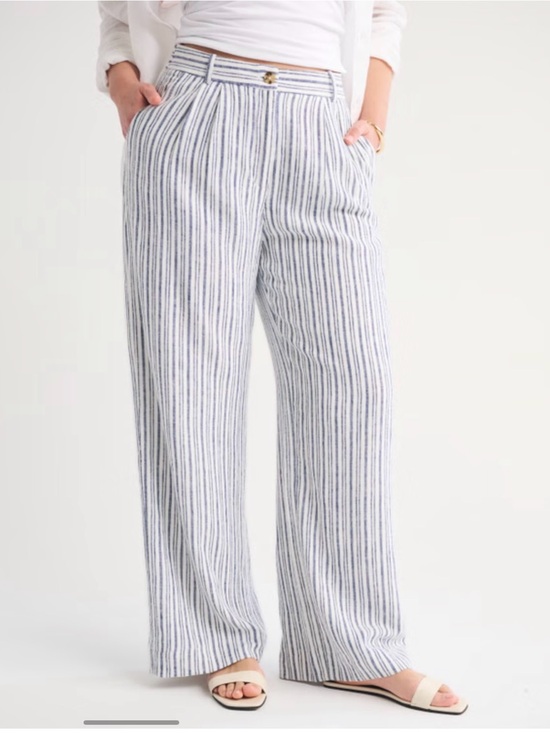 Abercrombie & Fitch Pants - Abercrombie & Fitch Sloane Linen Trousers